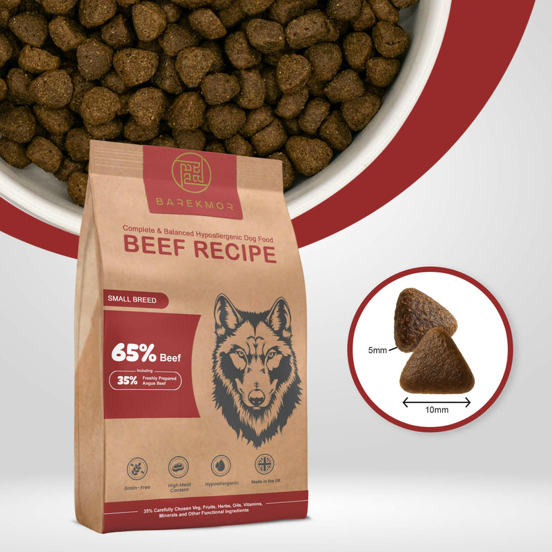 Barekmor® Small Breed Beef Recipe: Digestion & Vitality