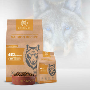 Barekmor® Salmon Puppy Recipe: Growth, Brain & Happy Tummy